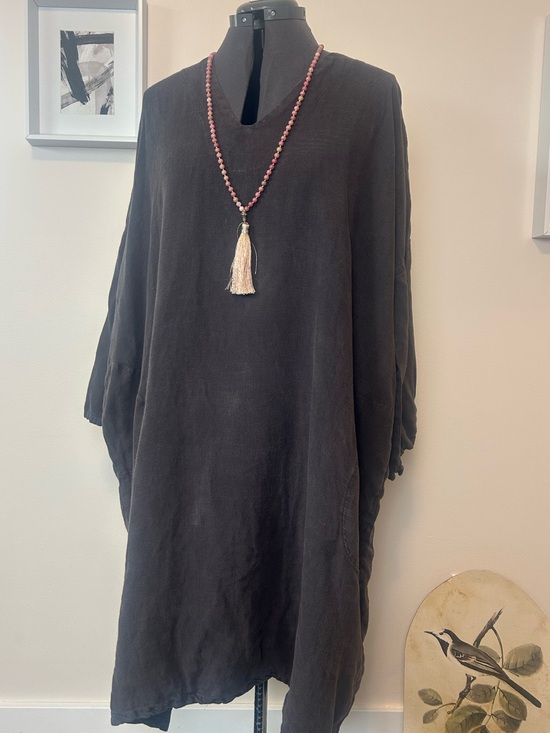 Moss Grey Atelier Dresses & Skirts - Moss Grey Atelier Linen Cocoon Dress / Tunic